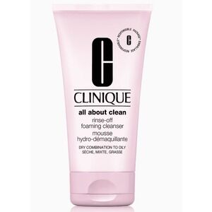 Clinique All About Clean Rinse-Off Foaming Face Cleanser 5oz/150ml Full Size